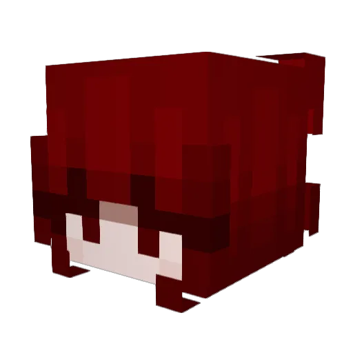 AKASO07 Minecraft avatar head, 3D render