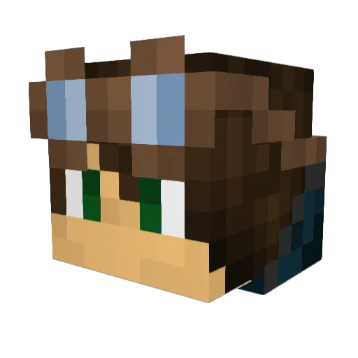 AKA_Spence Minecraft avatar head, 3D render