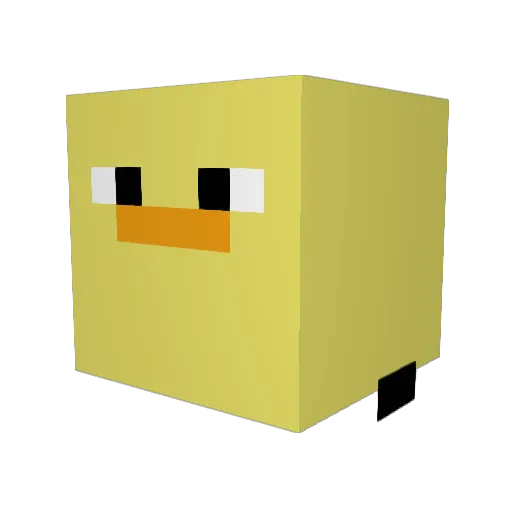 AKAsalsa Minecraft avatar head, 3D render