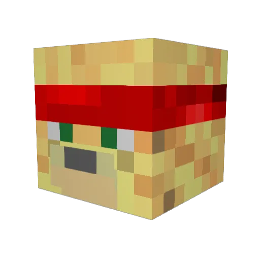 AKBarnes22 Minecraft avatar head, 3D render