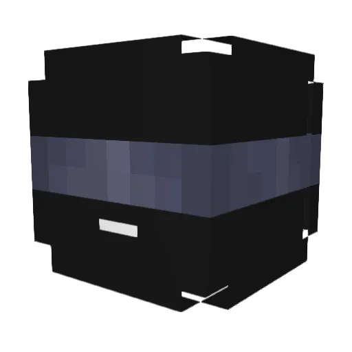 AKD7 Minecraft avatar head, 3D render