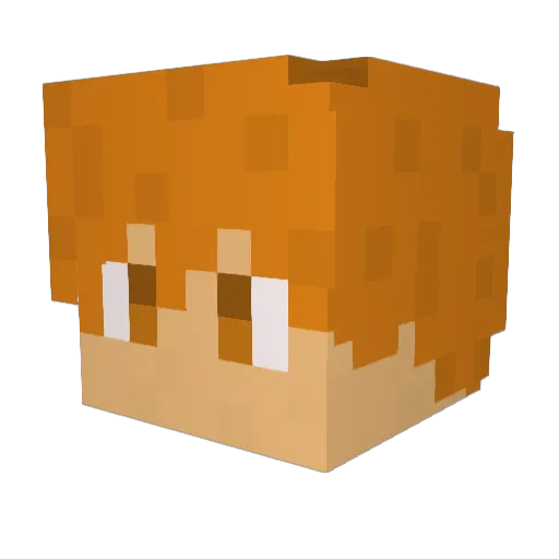 AKINORI0910 Minecraft avatar head, 3D render