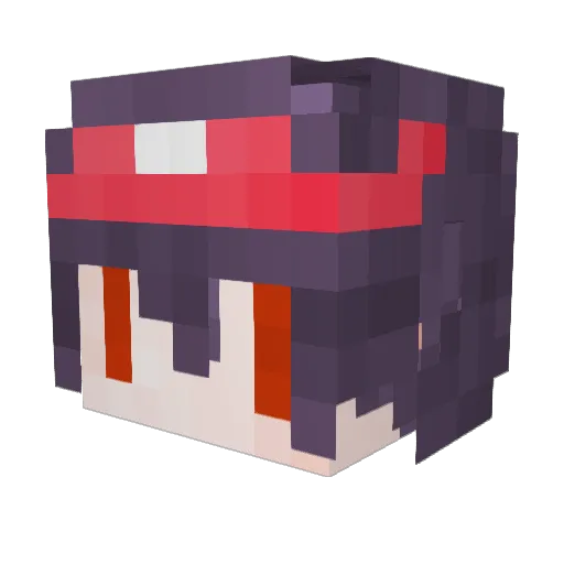 AKIRA71819 Minecraft avatar head, 3D render