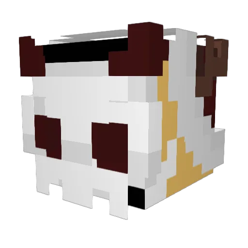 AKIRA_57 Minecraft avatar head, 3D render