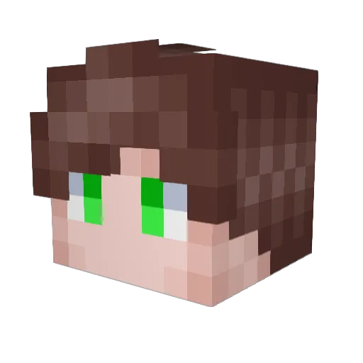 AKIRA_US Minecraft avatar head, 3D render