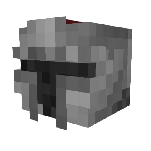 AKL04 Minecraft avatar head, 3D render