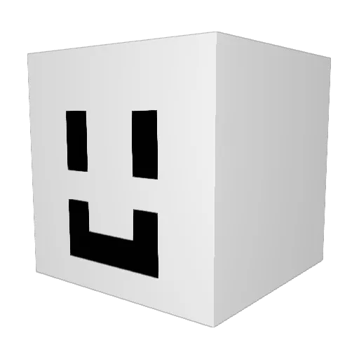 AK_16 Minecraft avatar head, 3D render