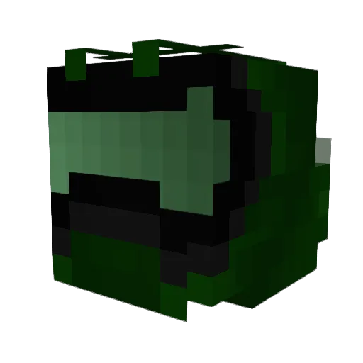 AKcore Minecraft avatar head, 3D render
