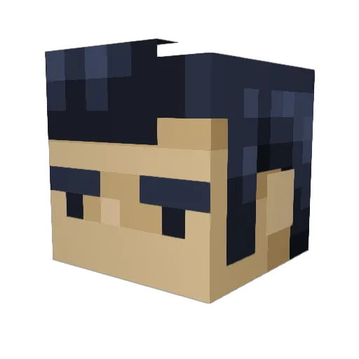 AKindOfMagic86 Minecraft avatar head, 3D render