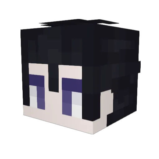 AKingCobra Minecraft avatar head, 3D render