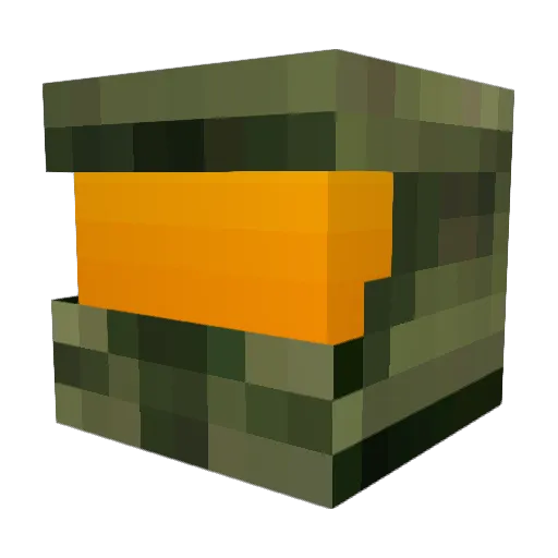 AKymbo Minecraft avatar head, 3D render