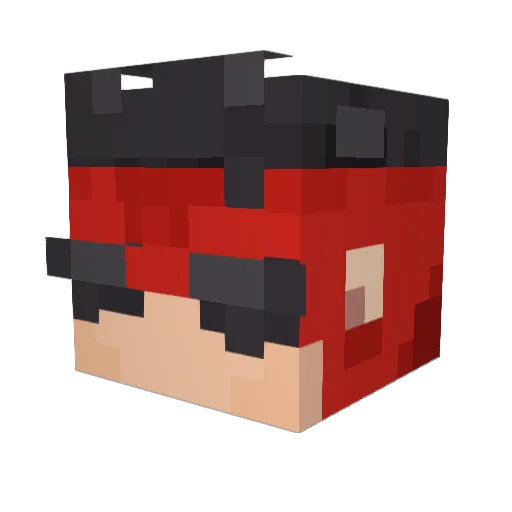 AL0H3D Minecraft avatar head, 3D render