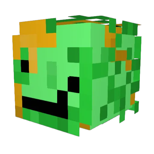 AL2018 Minecraft avatar head, 3D render