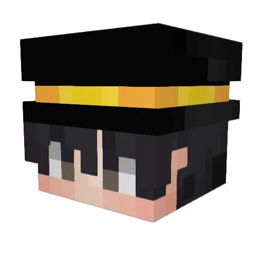 AL3_Z Minecraft avatar head, 3D render