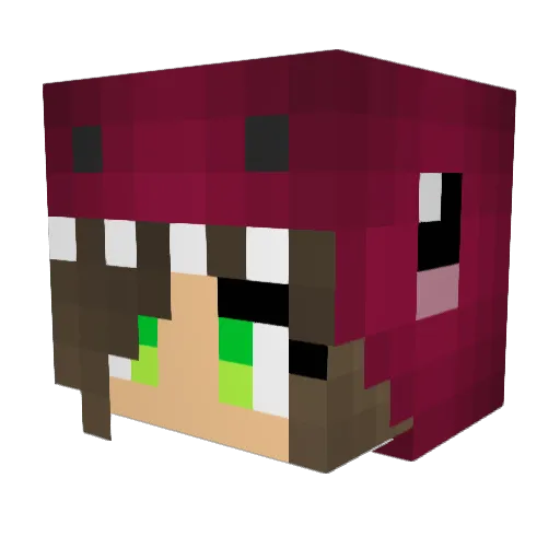 ALANMAN87 Minecraft avatar head, 3D render