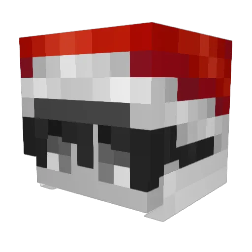 ALANnDAN Minecraft avatar head, 3D render