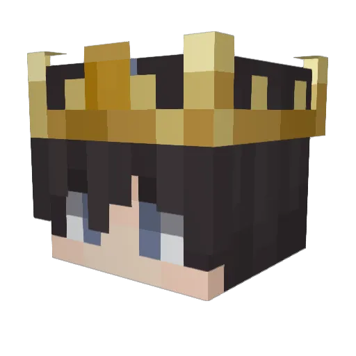 ALAWEEE Minecraft avatar head, 3D render