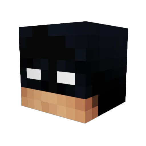 ALBERTOA4 Minecraft avatar head, 3D render
