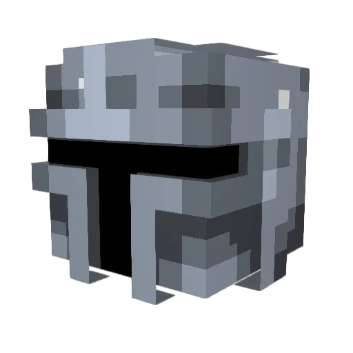 ALDAN_DX Minecraft avatar head, 3D render