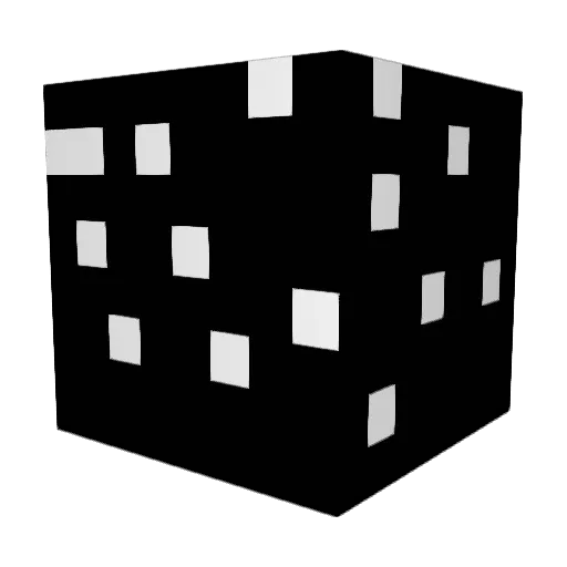 ALDO1624 Minecraft avatar head, 3D render