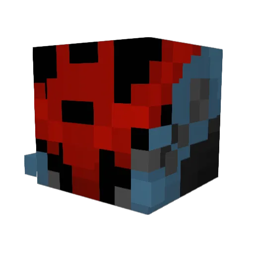 ALDYEETY Minecraft avatar head, 3D render