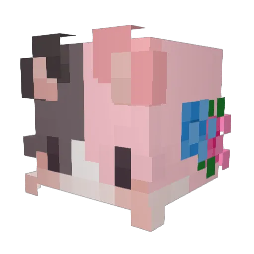 ALDiS_1 Minecraft avatar head, 3D render