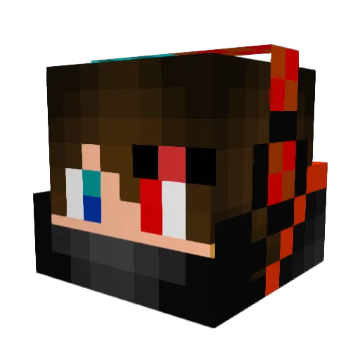 ALEANTO2008 Minecraft avatar head, 3D render
