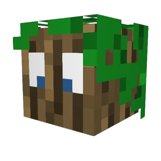 ALEAR575 Minecraft avatar head, 3D render