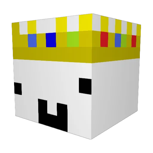 ALEBENJA22 Minecraft avatar head, 3D render