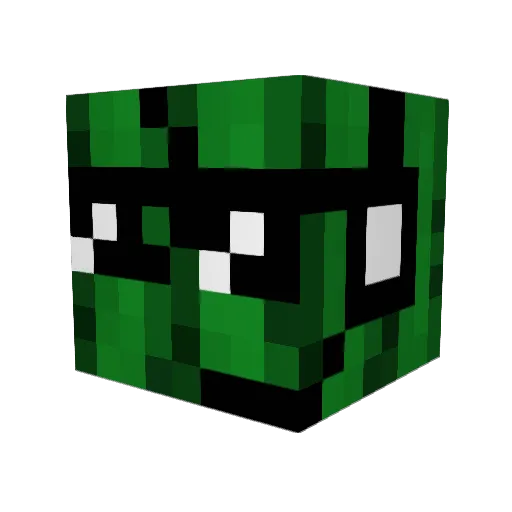 ALEINTRUSO Minecraft avatar head, 3D render