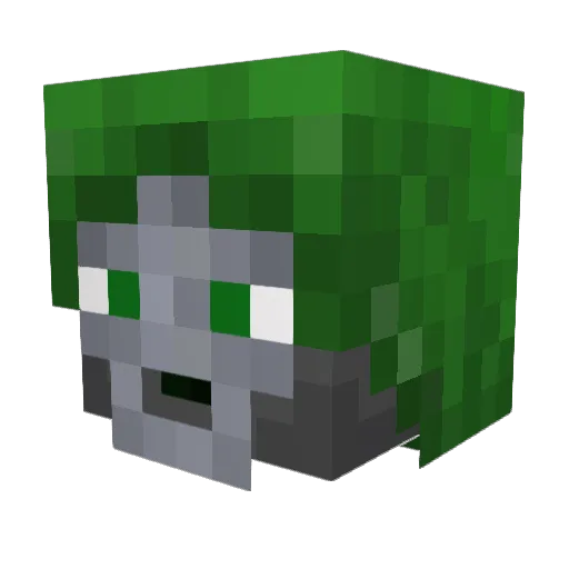 ALEJOwhatever Minecraft avatar head, 3D render