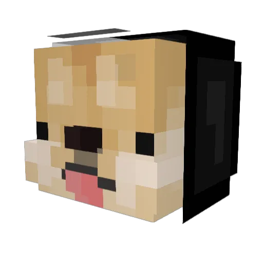ALEKSJEI Minecraft avatar head, 3D render