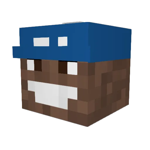 ALEN_PETER6 Minecraft avatar head, 3D render