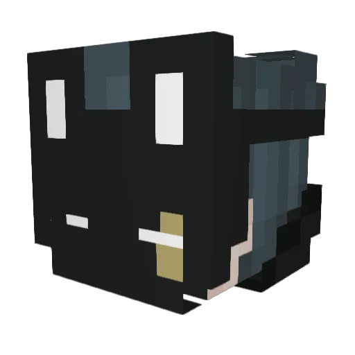 ALER_LR Minecraft avatar head, 3D render