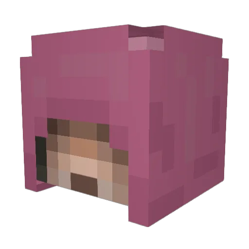 ALESSANDRO0X Minecraft avatar head, 3D render
