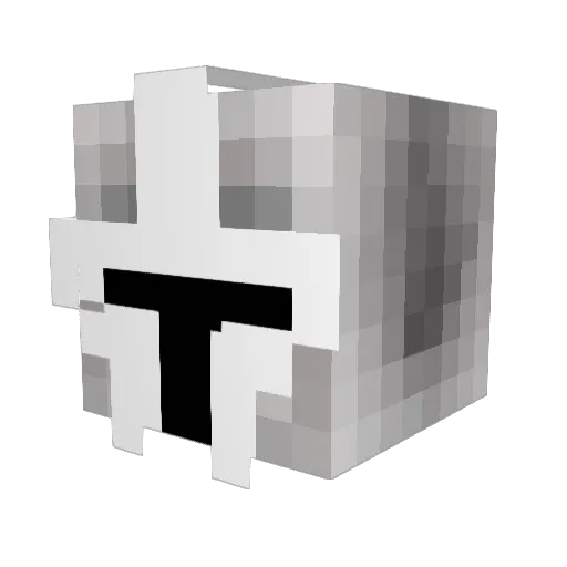 ALEX0NT0P Minecraft avatar head, 3D render