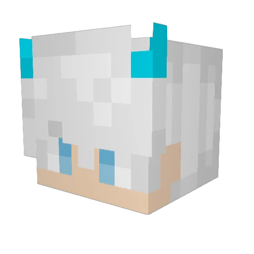 ALEX20080822 Minecraft avatar head, 3D render