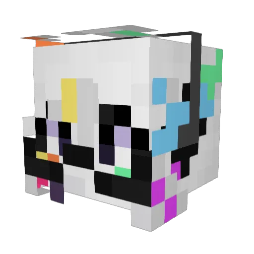 ALEXEY_GRACH Minecraft avatar head, 3D render