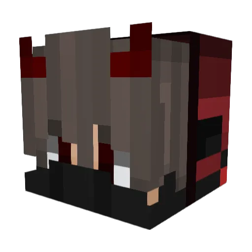 ALEXGB78 Minecraft avatar head, 3D render