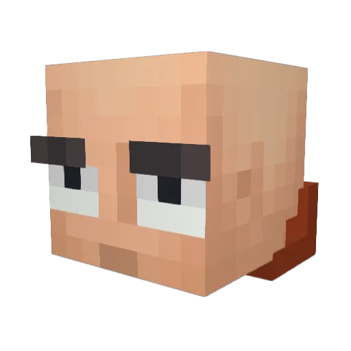 ALEXIOS13 Minecraft avatar head, 3D render