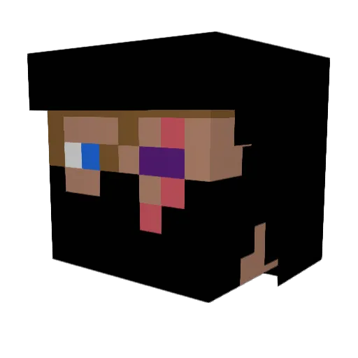 ALEX_13__ Minecraft avatar head, 3D render