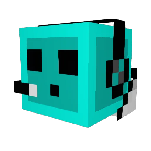 ALEX_J12 Minecraft avatar head, 3D render