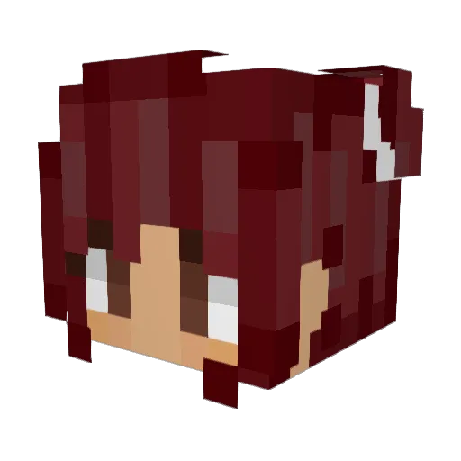 ALE_ECHEVERRIA Minecraft avatar head, 3D render