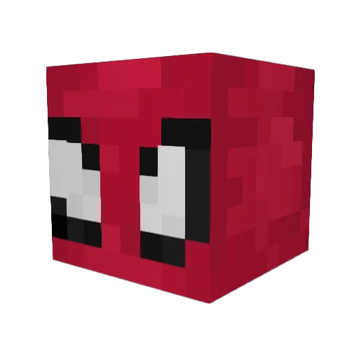 ALEonya Minecraft avatar head, 3D render