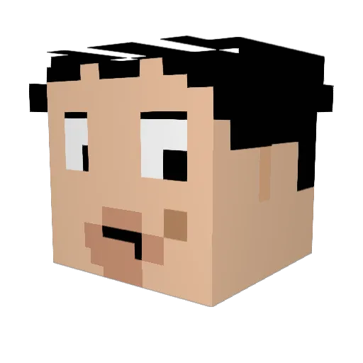 ALFIEBOY678 Minecraft avatar head, 3D render