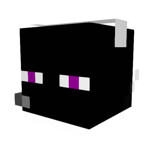 ALFIEUSHER Minecraft avatar head, 3D render