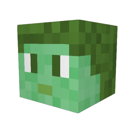 ALFY14 Minecraft avatar head, 3D render
