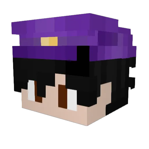 ALI117 Minecraft avatar head, 3D render