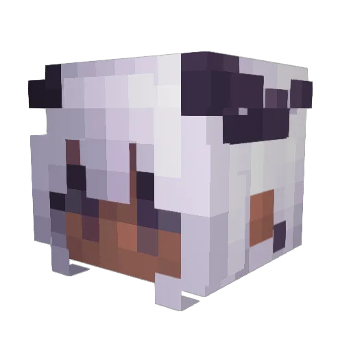 ALICE8411 Minecraft avatar head, 3D render