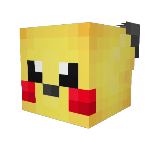 ALICE_GAMER Minecraft avatar head, 3D render